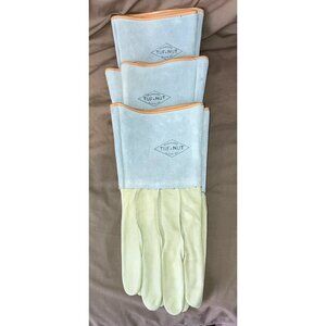 Lot Of 3 Milwaukee Tuf-Nut Leather Welding Gloves